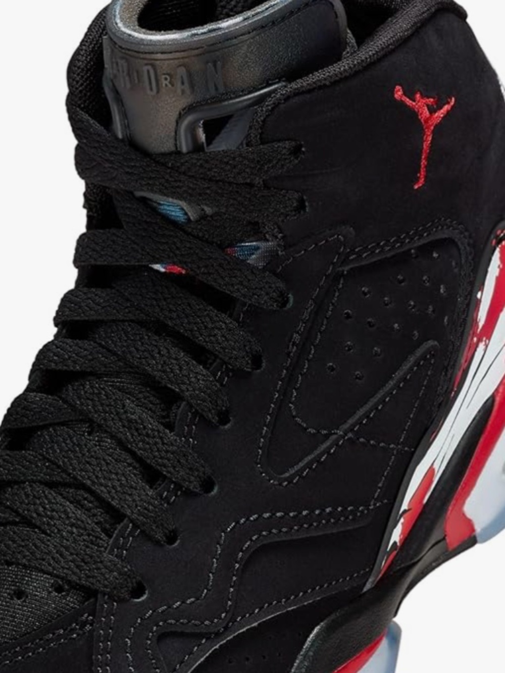 Jordan Big Kid's Jumpman MVP Black/University Red-White (DZ5577 061) - 7 NWT - Picture 2 of 7